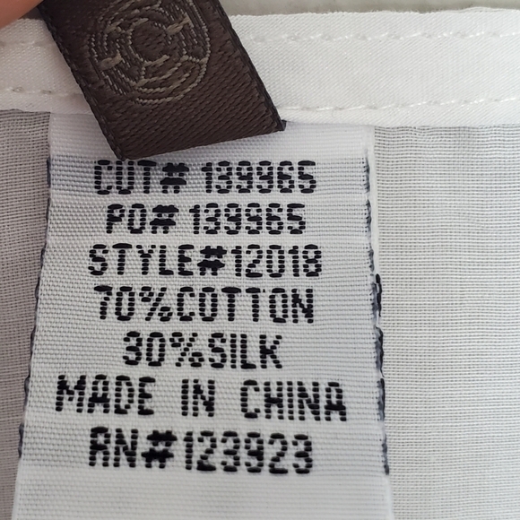 XCVI Women's Boho White Embroidered Lace Sheer Silk Blend Tunic Coverup Top M - Picture 5 of 7